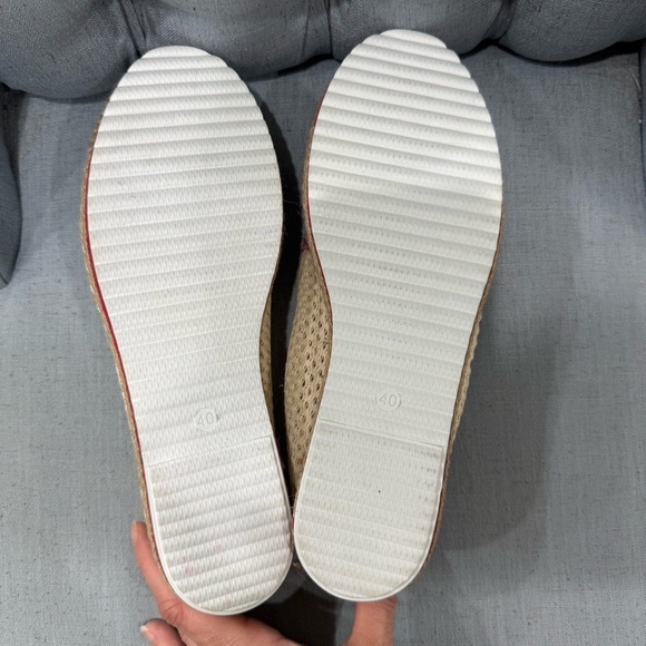 Goby Strawberry Print Espadrille Slip-On Shoes - Picture 6 of 6